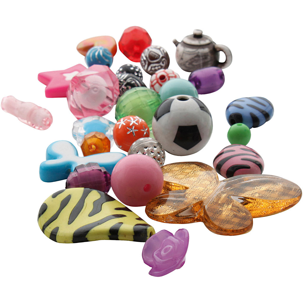 Fantasy plastperlemix