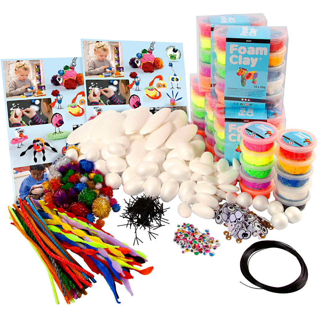 Klassesæt til figurer med Foam Clay®