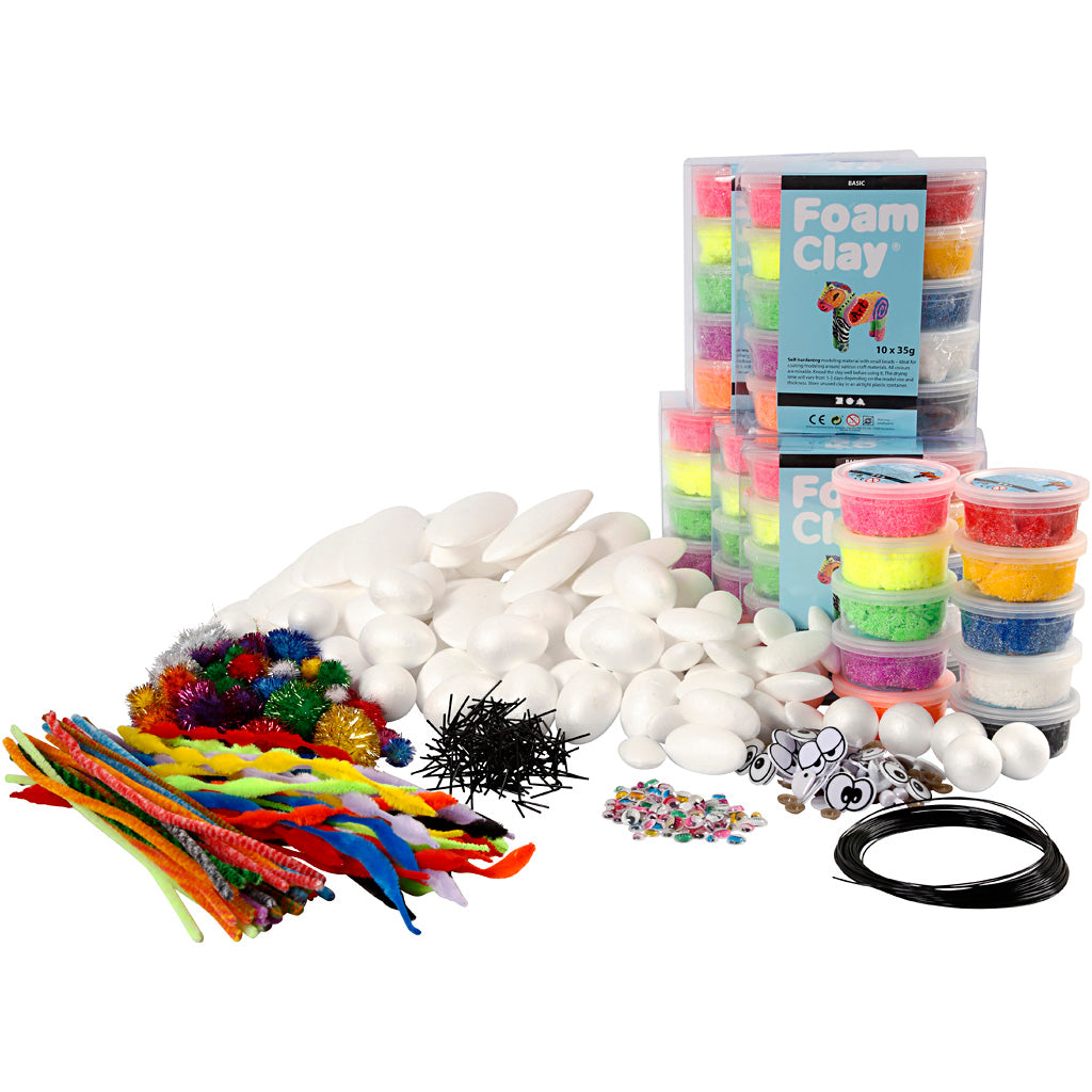 Klassesæt til figurer med Foam Clay®