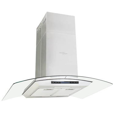 ø-emhætte 90 cm LCD-display touchsensor 756 m³/t. LED