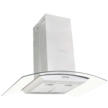 ø-emhætte 90 cm rustfrit stål 756 m³/t LED
