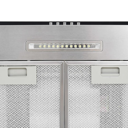 ø-emhætte 90 cm rustfrit stål 756 m³/t LED