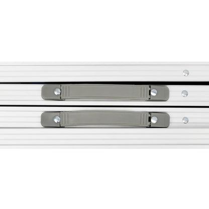 sammenklappeligt campingbord justérbart aluminium 240 x 60 cm