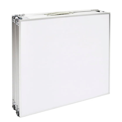 sammenklappeligt campingbord justérbart aluminium 240 x 60 cm