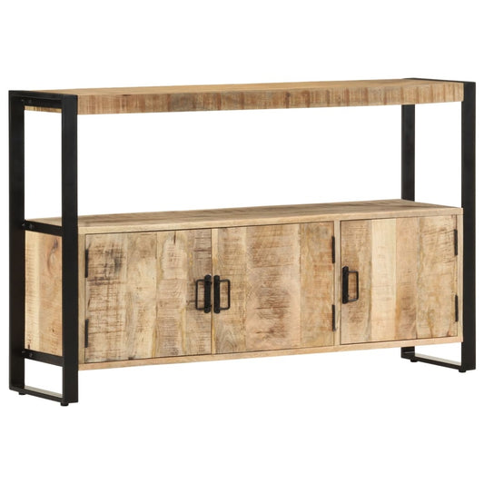 sideskab 120 x 30 x 75 cm massivt mangotræ