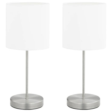 bordlamper 2 stk. touch-knap E14 hvid