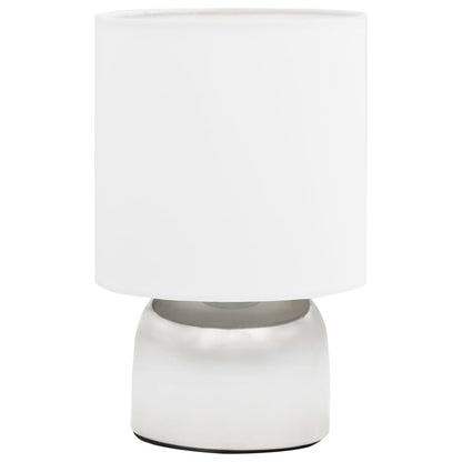 bordlamper 2 stk. touch-knap E14 hvid