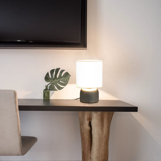 bordlamper 2 stk. touch-knap E14 hvid