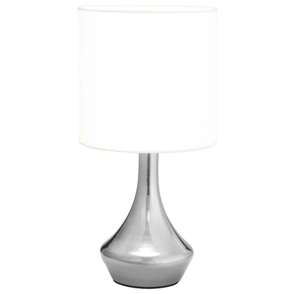 bordlamper 2 stk. touch-knap E14 hvid