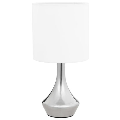 bordlamper 2 stk. touch-knap E14 hvid