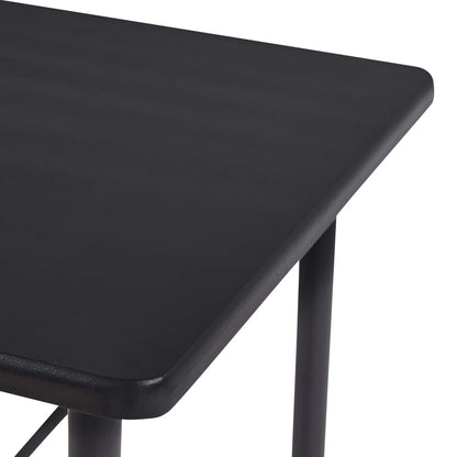 barbord 120 x 60 x 110 cm MDF sort
