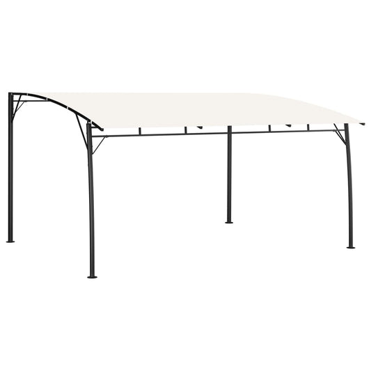 fritstående markise 4x3x2,55 m cremefarvet