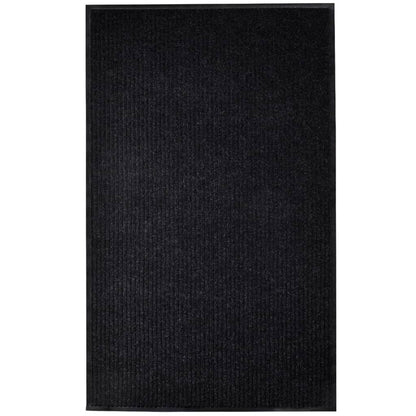 dørmåtte 117x220 cm PVC sort