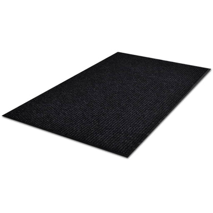 dørmåtte 117x220 cm PVC sort