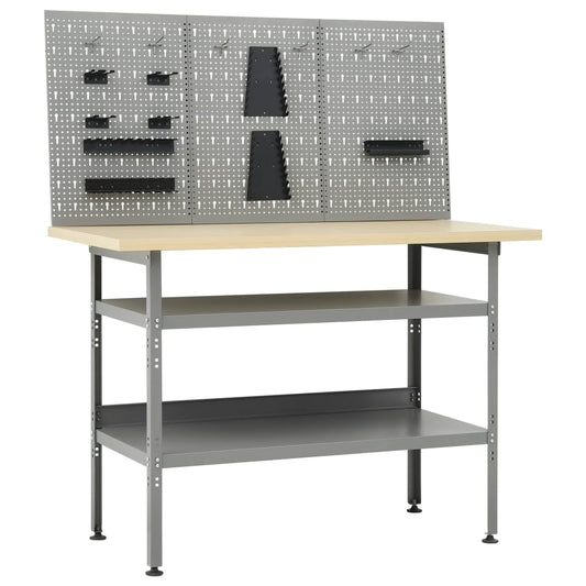 Werkbank mit 3 Wandpaneelen