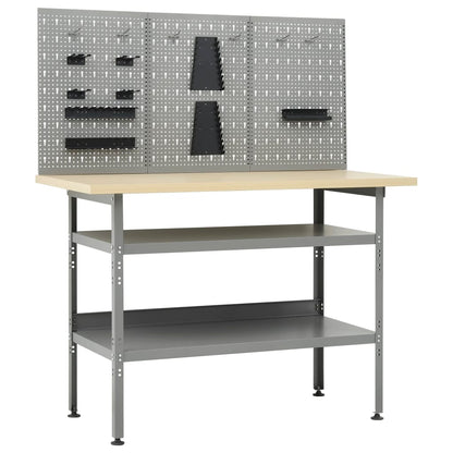 Werkbank mit 3 Wandpaneelen