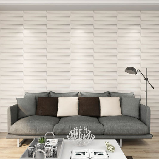 vægpaneler 24 stk. 3D 0,5x0,5 m 6 m²