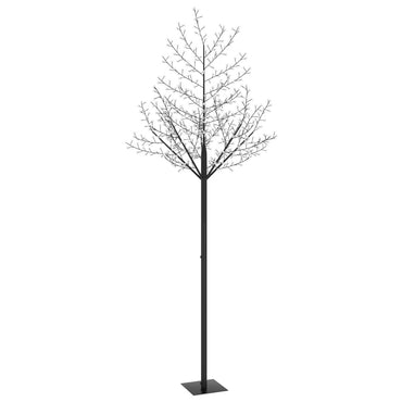 juletræ 600 LED'er kirsebærblomst 300 cm blåt lys