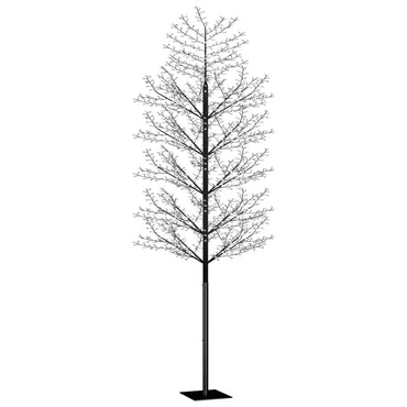 Weihnachtsbaum 2000 LEDs Kirschblüte 500 cm blaues weißes Licht