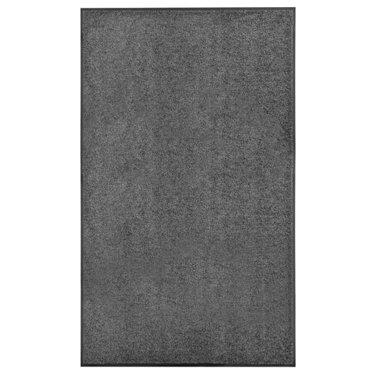 waschbare Fußmatte 90x150 cm anthrazitgrau