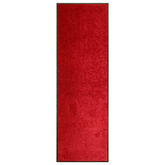 waschbare Fußmatte 60x180 cm rot