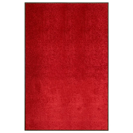 vaskbar dørmåtte 120x180 cm rød