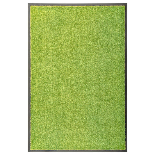 vaskbar dørmåtte 60x90 cm grøn