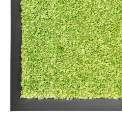 vaskbar dørmåtte 60x180 cm grøn