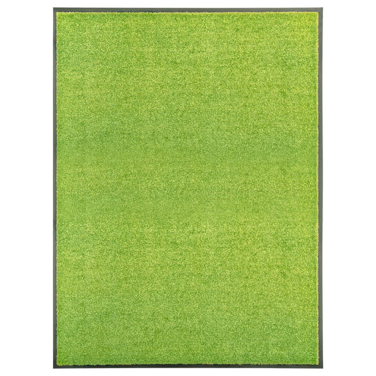 waschbare Fußmatte 90x120 cm grün