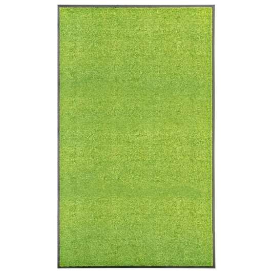 vaskbar dørmåtte 90x150 cm grøn
