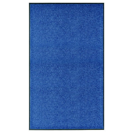 waschbare Fußmatte 90x150 cm blau