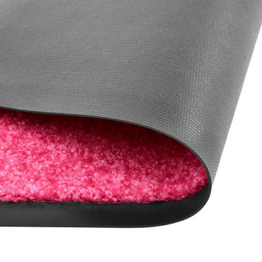 vaskbar dørmåtte 60x90 cm pink