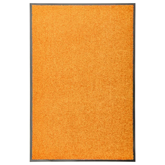 waschbare Fußmatte 60x90 cm orange