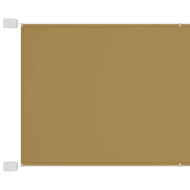 lodret markise 100x1200 cm oxfordstof beige