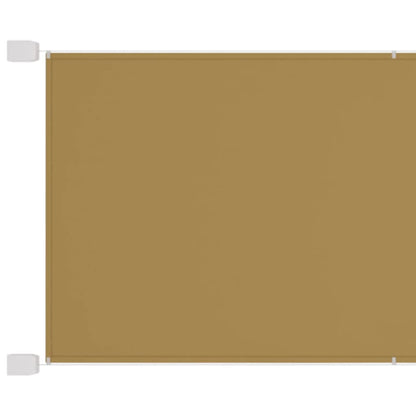 lodret markise 100x1200 cm oxfordstof beige