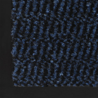 dørmåtte 60x180 cm tuftet blå