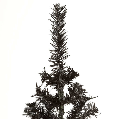 schmaler Weihnachtsbaum 150 cm schwarz