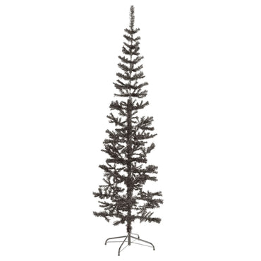 schmaler Weihnachtsbaum 240 cm schwarz