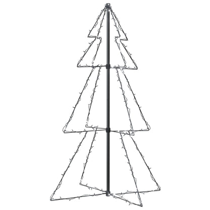 lysende juletræ 78x120 cm 160 LED'er indendørs/udendørs