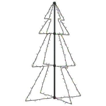lysende juletræ 78x120 cm 160 LED'er indendørs/udendørs