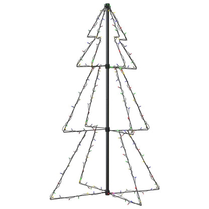 lysende juletræ 78x120 cm 160 LED'er indendørs/udendørs
