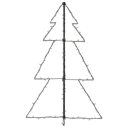 lysende juletræ 78x120 cm 160 LED'er indendørs/udendørs