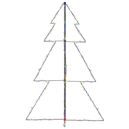 lysende juletræ 98x150 cm 200 LED'er indendørs/udendørs