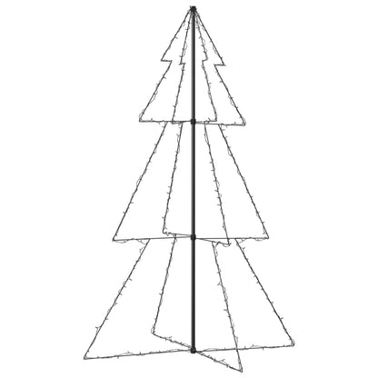 lysende juletræ 118x180 cm 240 LED'er indendørs/udendørs