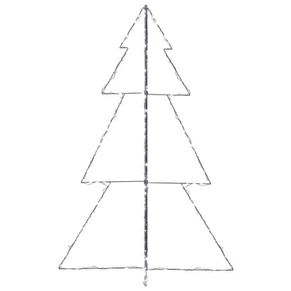 lysende juletræ 118x180 cm 240 LED'er indendørs/udendørs