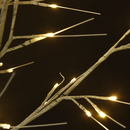 Lichterbaum 140 LEDs 1,5 m Innen-/Außenpfeil warmweißes Licht