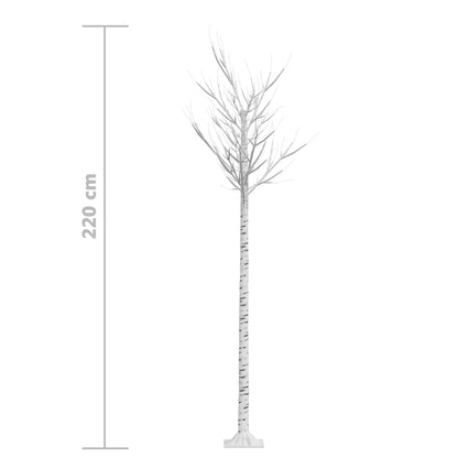 Lichterbaum 200 LEDs 2,2 m Indoor/Outdoor Pfeil warmweißes Licht
