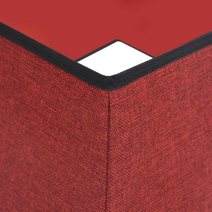 Häute für Weihnachtsbaumsockel 48x48x25 cm rot und weiß