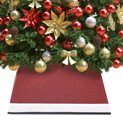 Häute für Weihnachtsbaumsockel 48x48x25 cm rot und weiß
