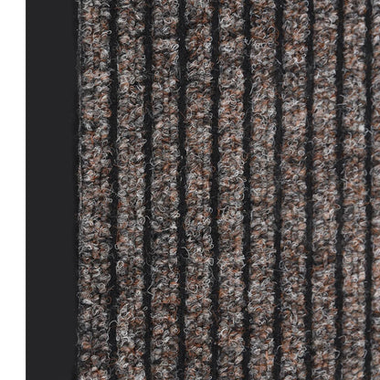 dørmåtte 80x120 cm stribet beige
